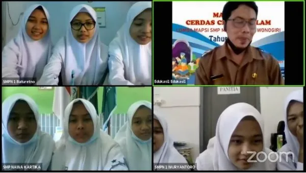 SMP N 1 Baturetno Jadi Wakil Wonogiri Lomba MAPSI