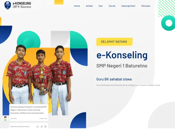 EkoRemaS, Inovasi E-Konseling SMP Negeri 1 Baturetno