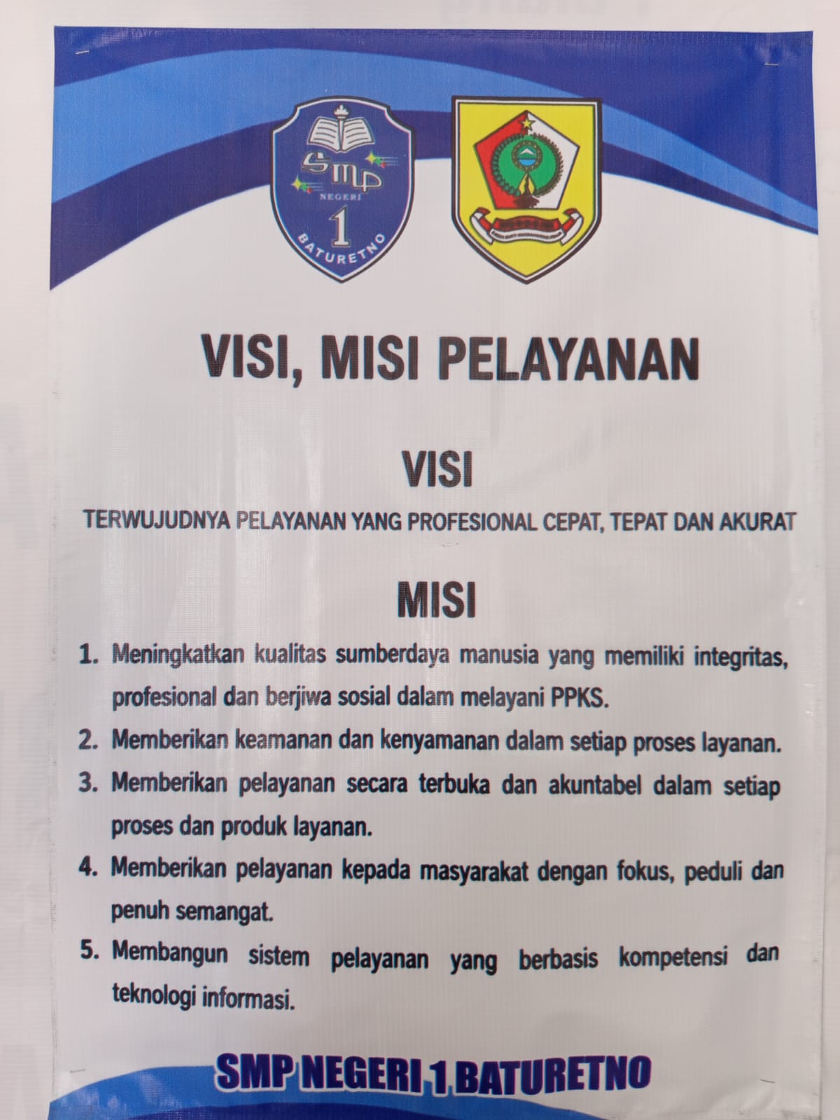 Visi Misi Pelayanan Publik